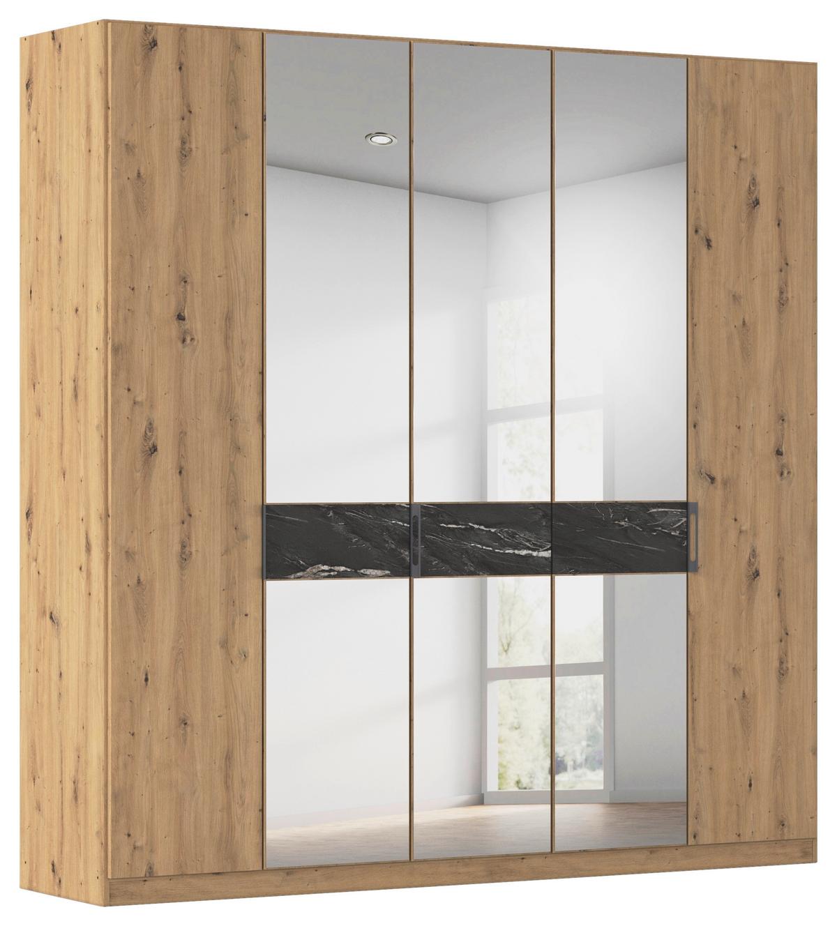 DULAP USI ROTATIVE VERSITY-D - argintiu/stejar Artisan, Trend, material pe bază de lemn (226/229/54cm) - James Wood