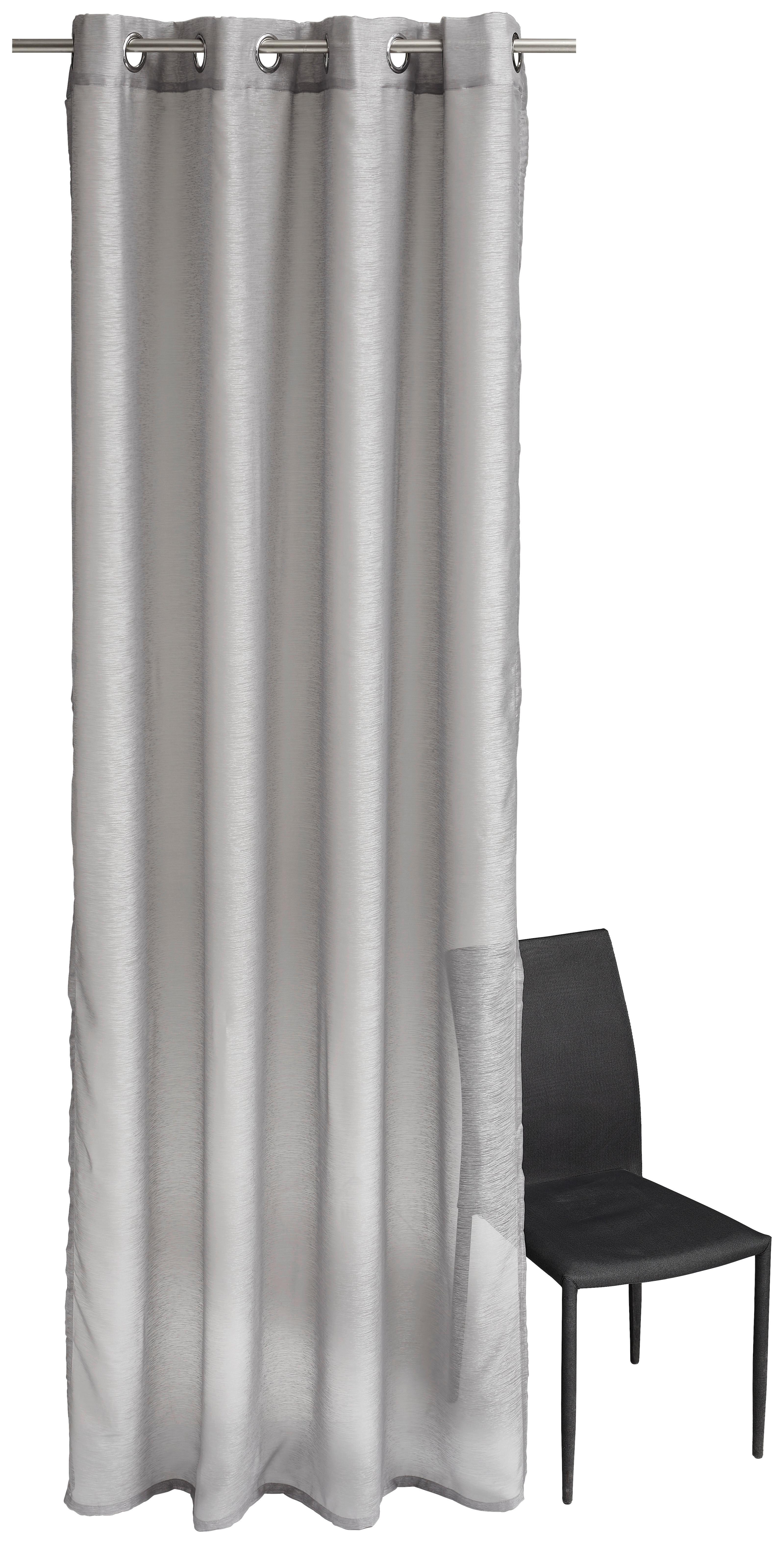 ZASŁONA NA PRZELOTKACH T-CLEAN TOM TAILOR - szary, Basics, tkanina (140/250cm) - Tom Tailor