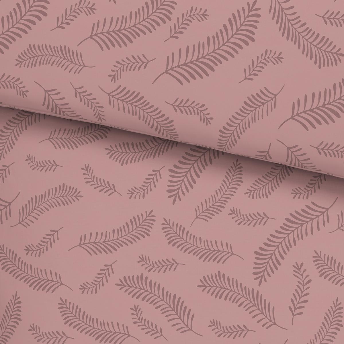 Bettwäsche Ferns XL Mauve ca. 140x220cm - Mauve, MODERN, Textil (140/220cm) - Mömax
