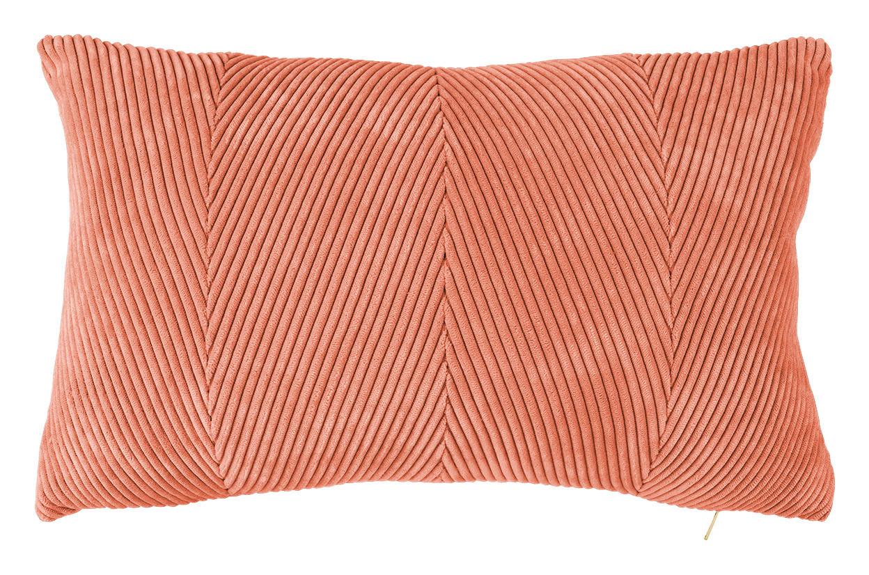 Prevleka Blazine Cordy - oranžna, Konvencionalno, tekstil (30/50cm) - Modern Living