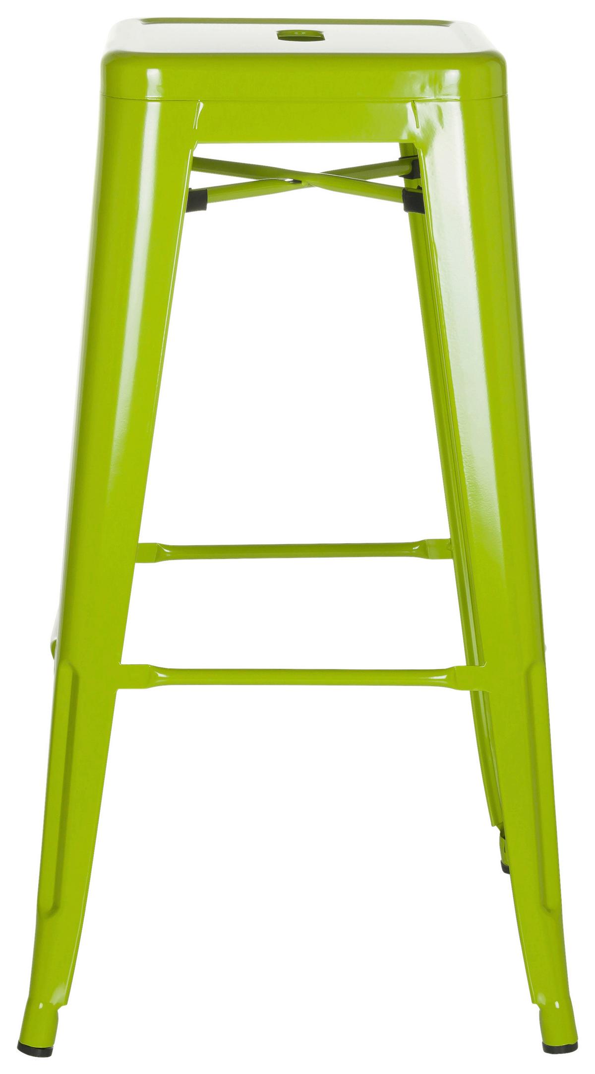 Barski Stol Vantaggio High, Zelena - zelena, Basics, kovina (44/77/44cm) - MID.YOU