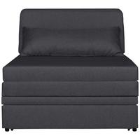 Fotelja Na Razvlačenje Cosmo - tamno siva/crna, Moderno, drvni materijal/drvo (90/87/98cm) - Best Price