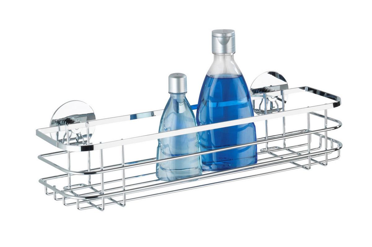 Duschregal in Chromfarben - Chromfarben, MODERN, Metall (38/10,5/11cm) - Mömax