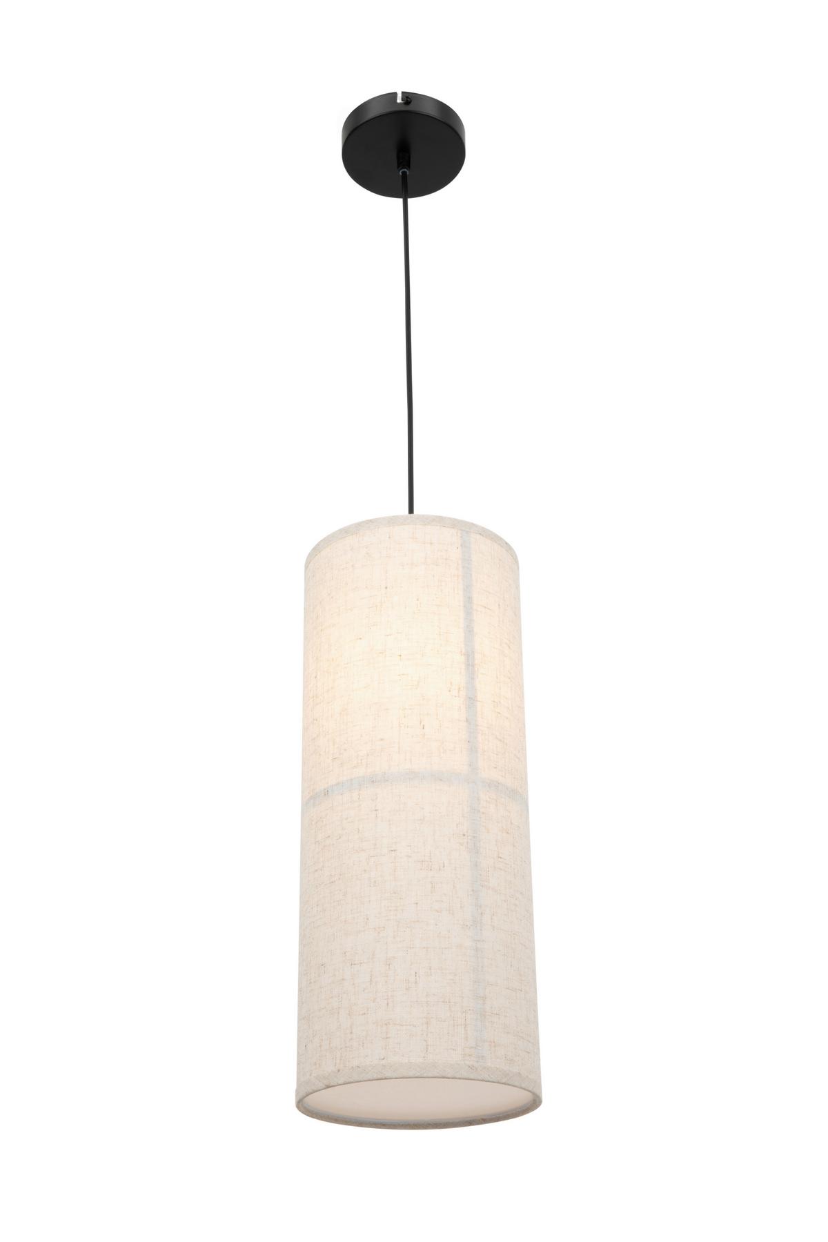 LAMPA WISZĄCA KUSUMA - beżowy, Design, tworzywo sztuczne/metal (18/120cm) - Collet's Monde
