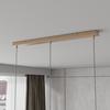 HÄNGLAMPA RENI - champagne/multicolor, Modern, metall/glas (86/18/120cm)