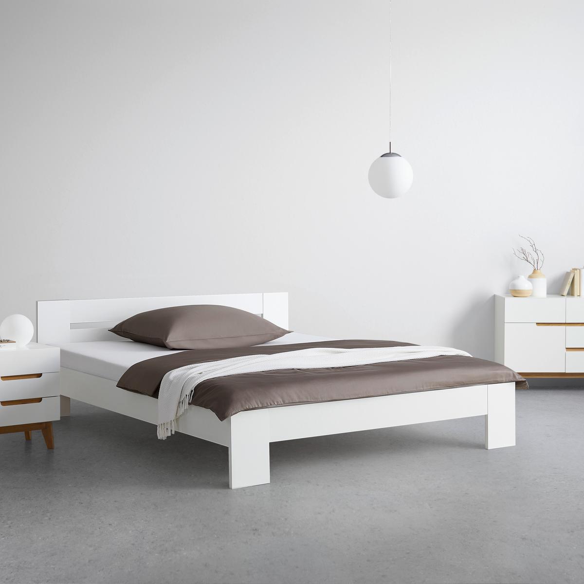 Bett Madrid Weiß ca. 180x200cm - Weiß, MODERN, Holz (180/200cm) - Mömax
