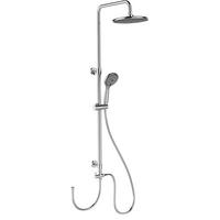 ZESTAW Z DESZCZOWNICĄ WATER SAVING - kolor chromowy, Basics, metal (22,5/75-120/27cm) - Wenko