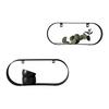 VÄGGHYLLPLAN SET JESSICA -SB- - svart, Modern, metall (43/18/10cm) - Mömax