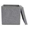 VIKBAR FÖRVARINGSKORG BOBBY -EXT- -AKT- -TOP- - grå, Modern, textil/kartong (33/33/33cm) - Mömax