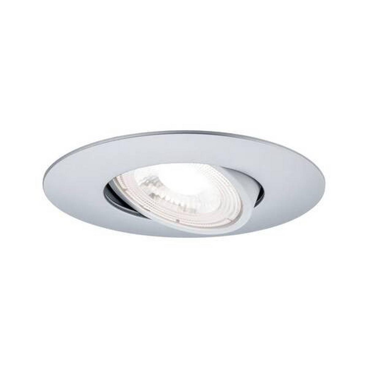 Deckenleuchte EBL Set max. 6 Watt, 3-teilig - Chromfarben, Basics, Kunststoff (8,2cm) - Paulmann