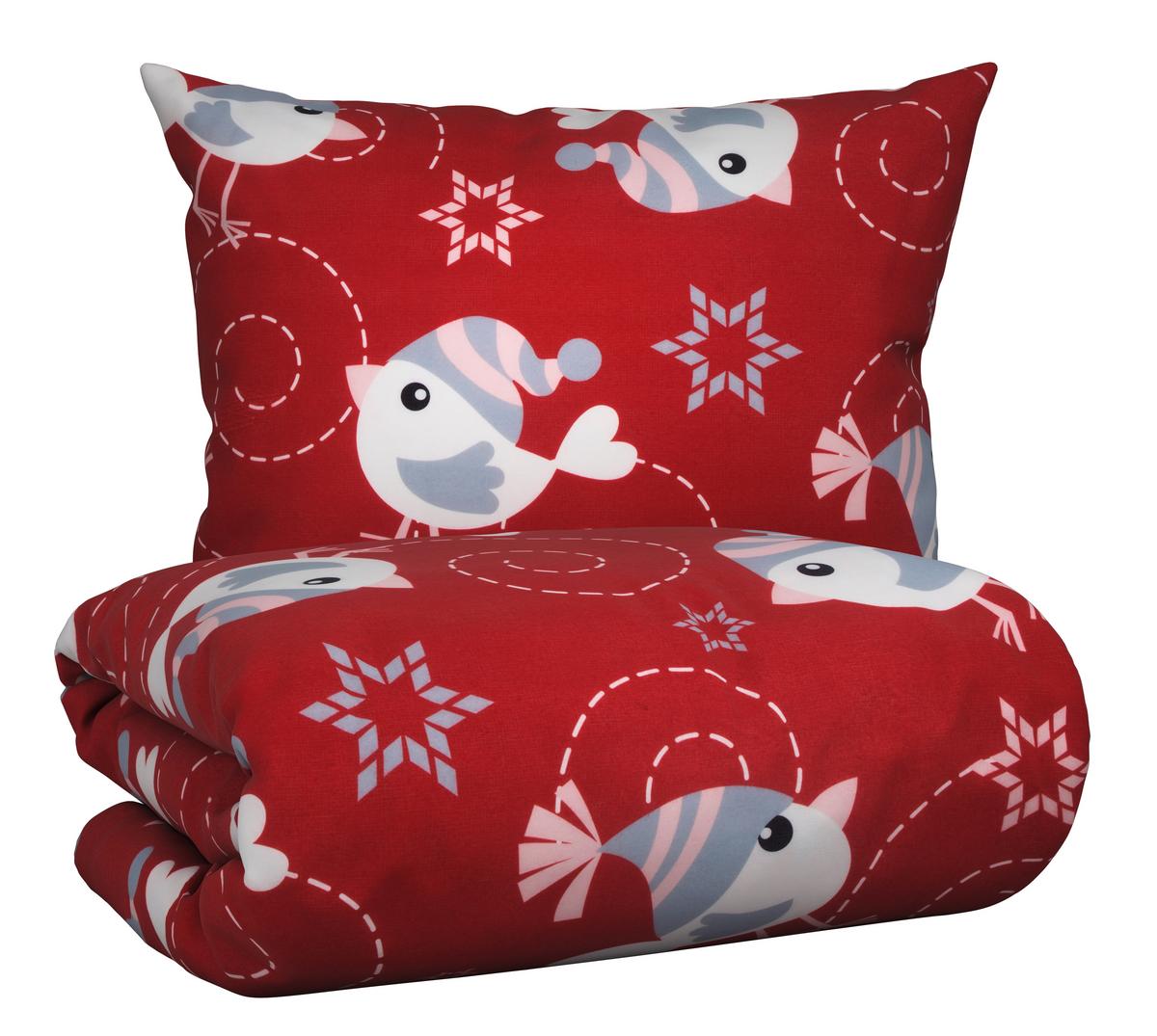 BETTWÄSCHESET PIEPMATZ - Rot, Konventionell, Textil (160/210cm) - Modern Living