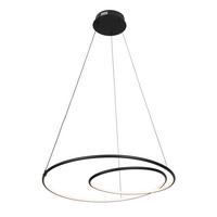 LAMPA WISZĄCA LED BIRMINGHAM *SBN* - czarny, Lifestyle, tworzywo sztuczne/metal (67/150cm) - Novel