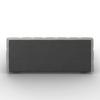 POLSTERBETT MARIJA - Edelstahlfarben/Hellgrau, MODERN, Holz/Textil (180/200cm) - Bessagi Home