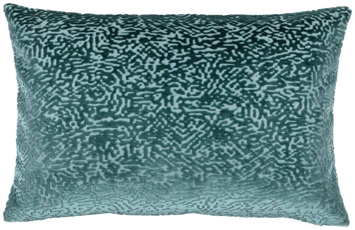 Kissenhülle Toto Türkis ca. 40x60cm - Türkis, Textil (40/60cm)