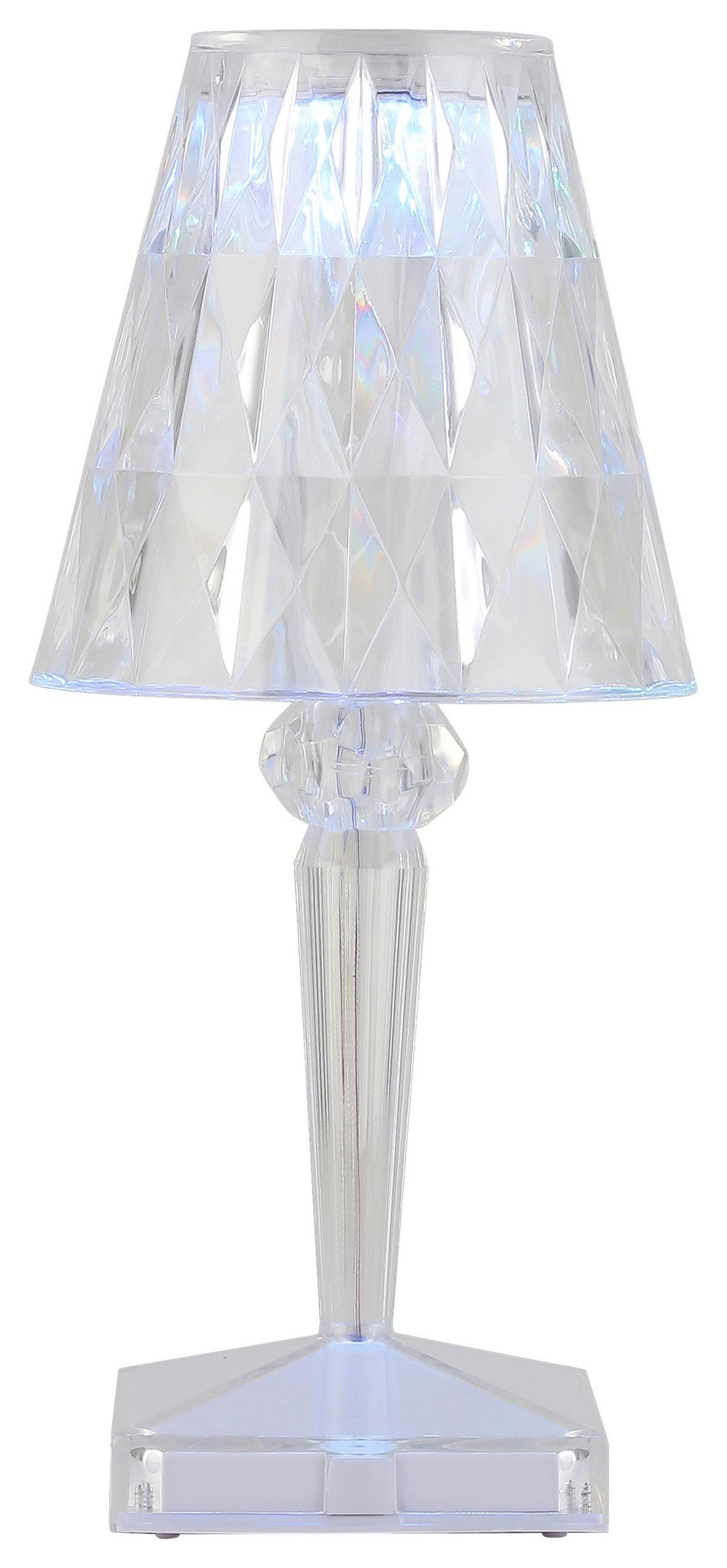 Led Asztali Lámpa Tulio - áttetsző, műanyag (12/26cm) - Modern Living