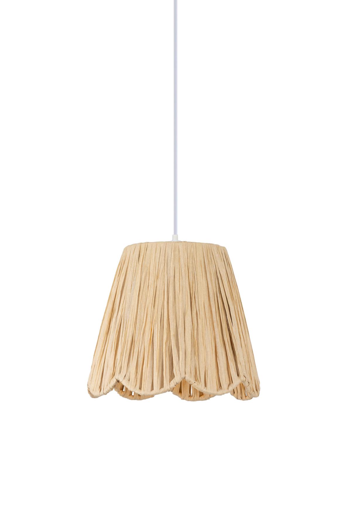 LAMPA WISZĄCA DARLIN - kolor naturalny/biały, Konventionell, metal/papier (46/120cm) - Collet's Monde