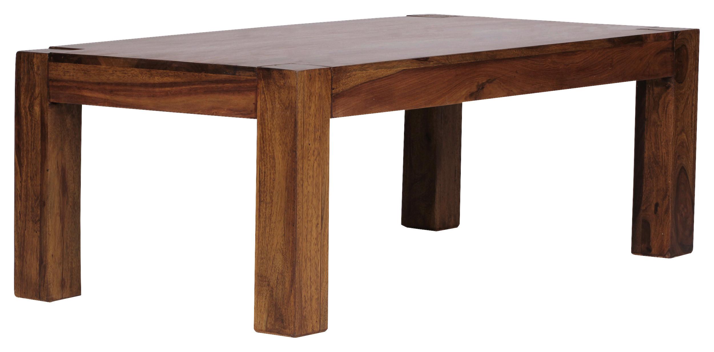 Klubska Miza Mumbai - barve indijskega rožnega lesa, Design, les (110/60/40cm) - MID.YOU