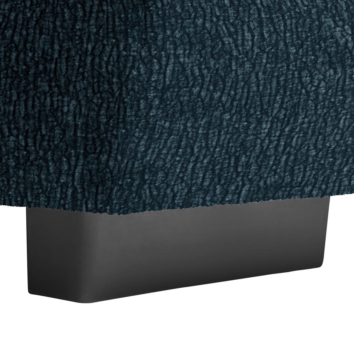 Wohnlandschaft Vivo Royalblau - Royalblau/Schwarz, MODERN, Kunststoff/Textil (317/63/179cm) - Premium Living
