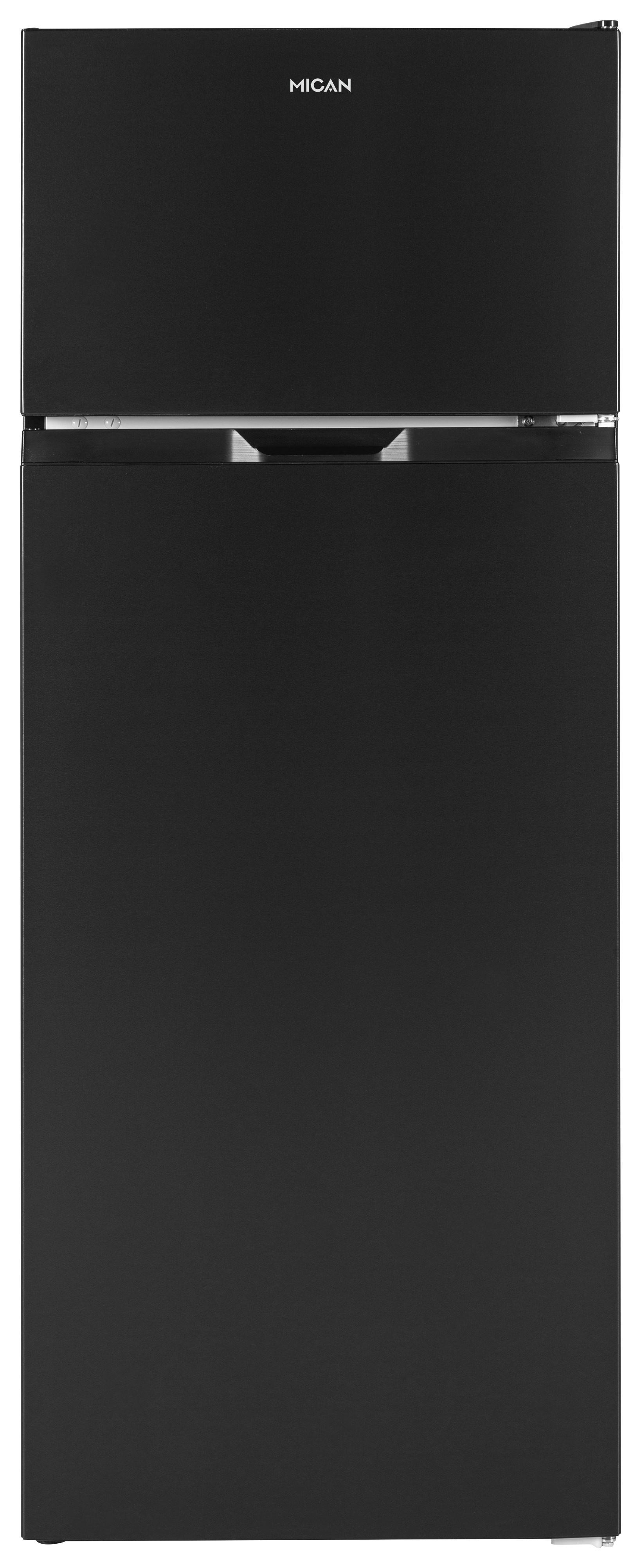 Kühl-Gefrier-Kombination SKHTMF55SDID Schwarz - Schwarz, Basics, Glas/Kunststoff (54,5/143/55,5cm) - Mican