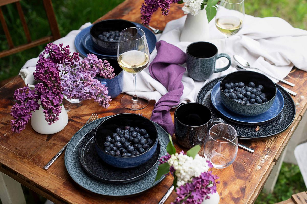 KOMBISERVICE FILIPPA - Grün, Trend, Keramik - Mäser