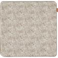 Kissenhülle Jenni in Taupe, ca. 45x45cm - Taupe, MODERN, Textil (45/45cm)