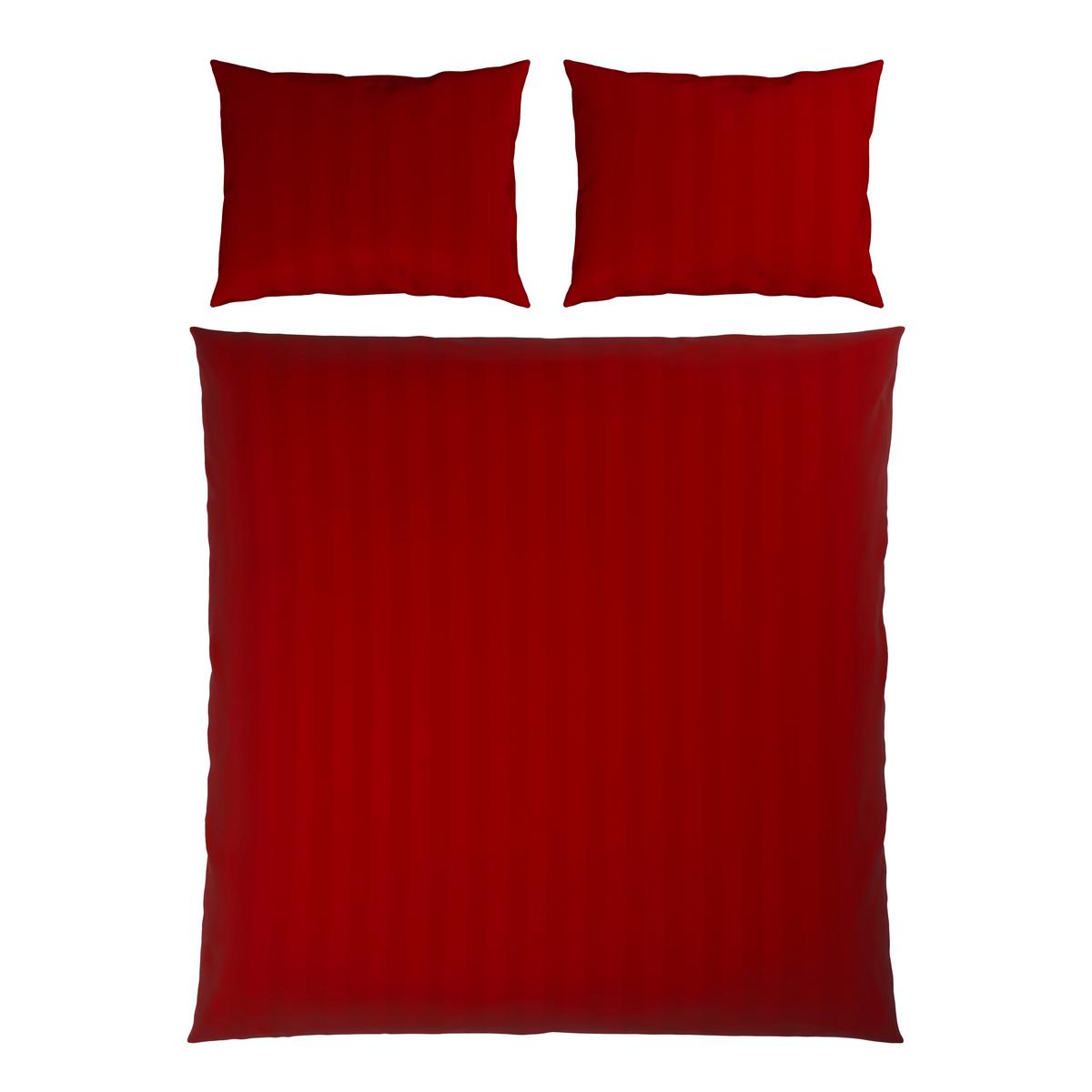 Posteljnina Xenia Streif Xxl, Rdeča, 2x60/80, 200/200 - rdeča, Moderno, tekstil (200/200cm) - Premium Living