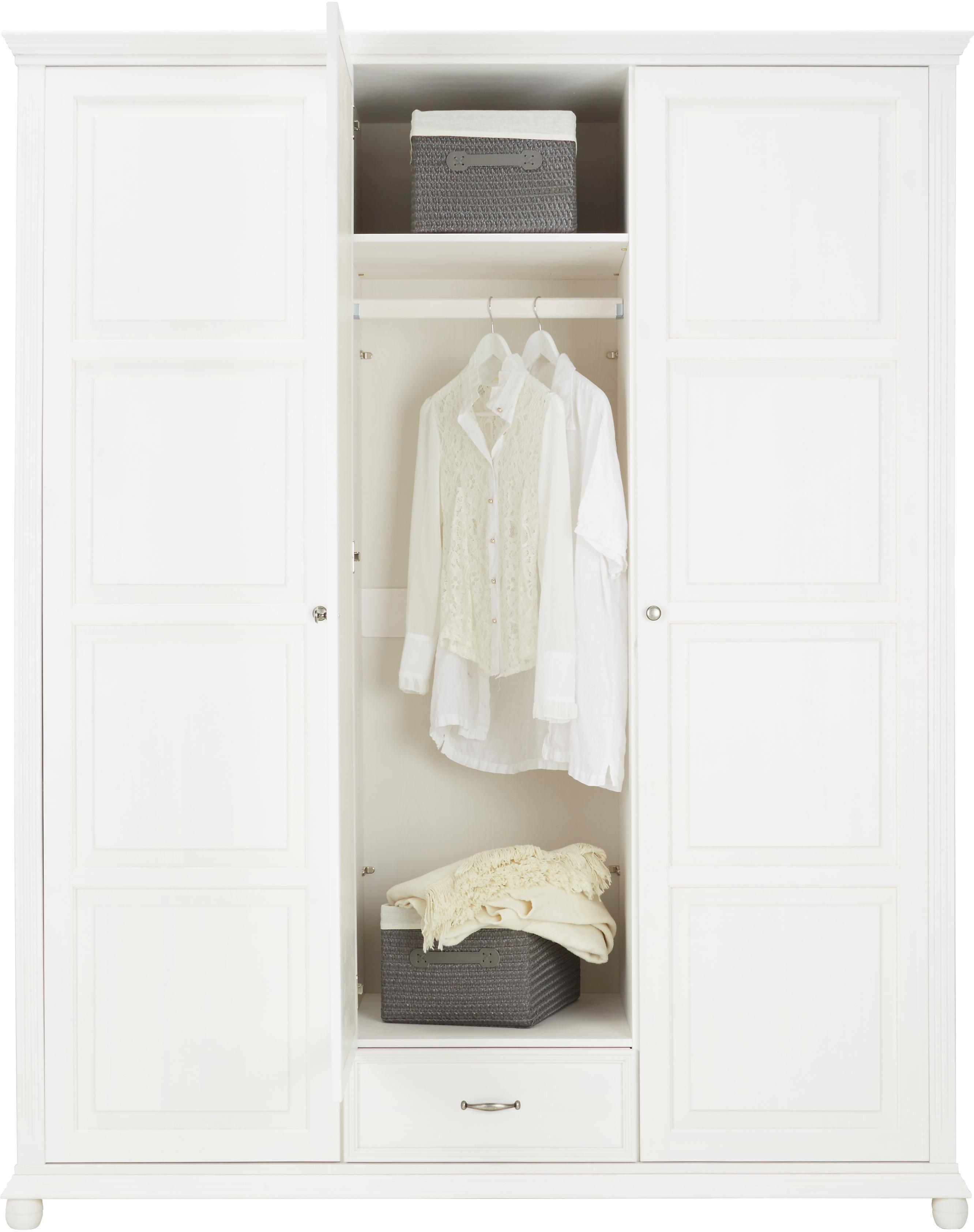 Drehtürenschrank in Weiß mit Spiegel online kaufen mömax