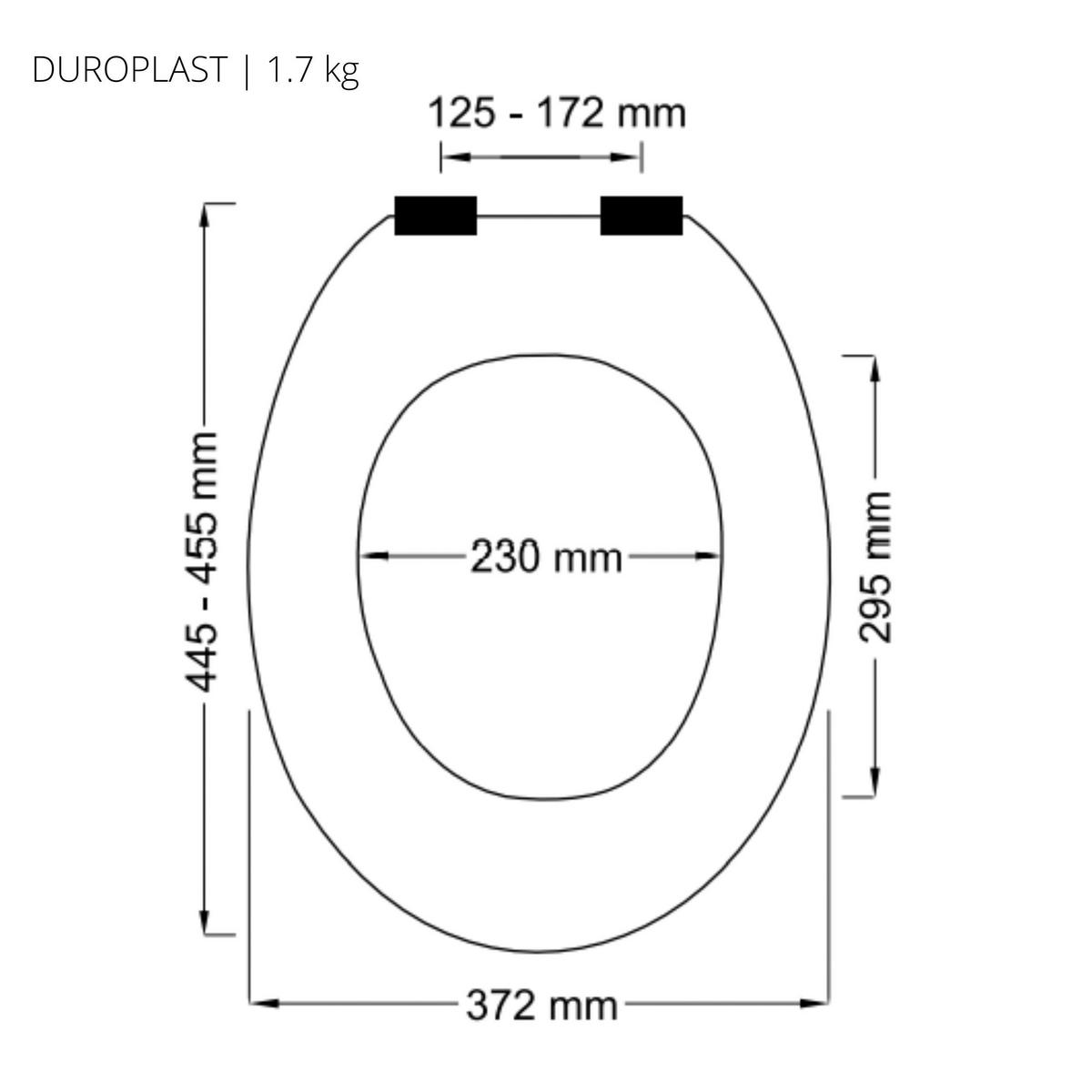 Wc-sitz Neela - Weiss, Kunststoff (37/45,5/5cm) - Spirella