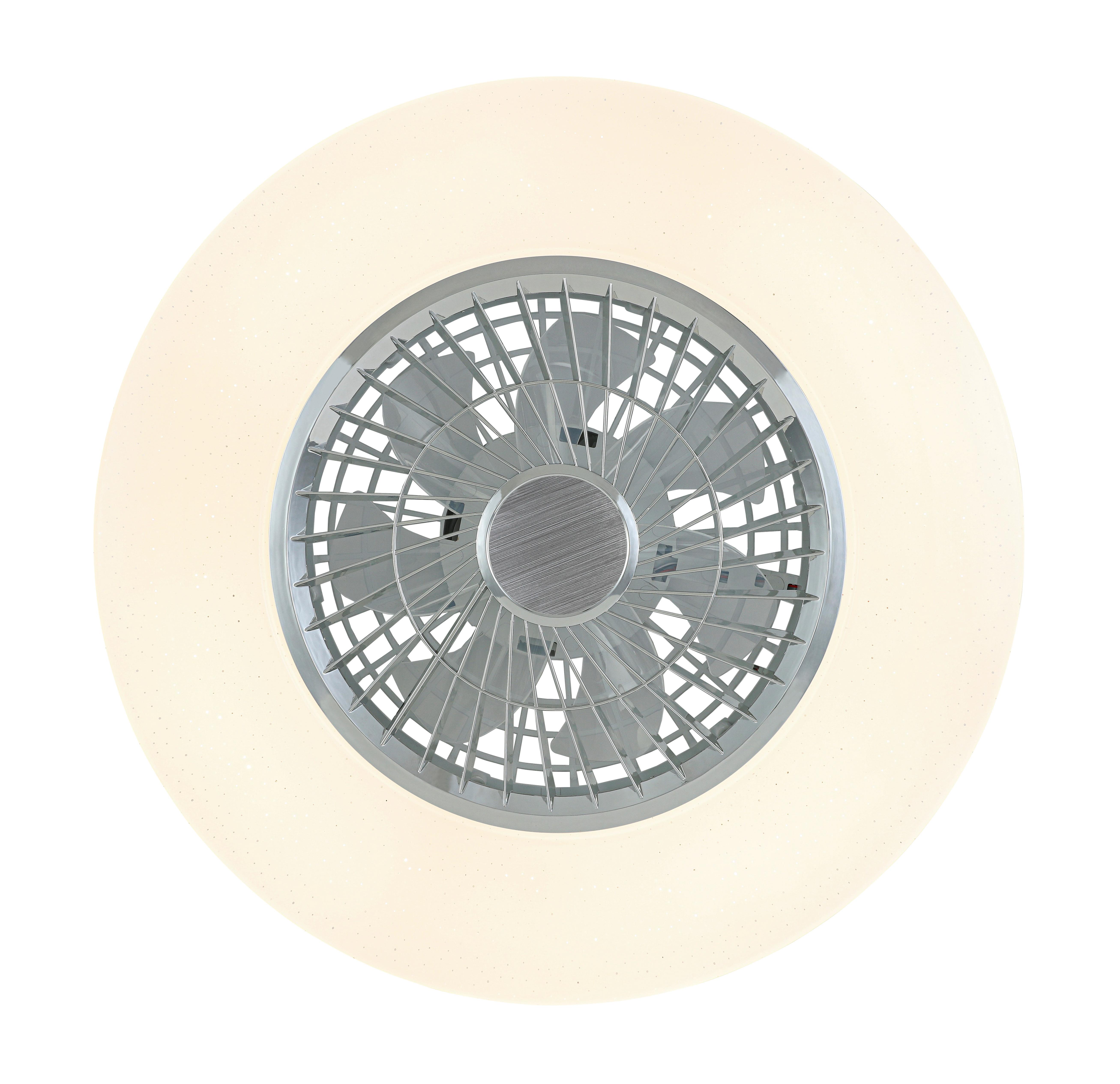 LED-TAKLAMPA LUFTIKU - vit/kromfärg, Klassisk, metall/plast (58/14,5cm) - Premium Living