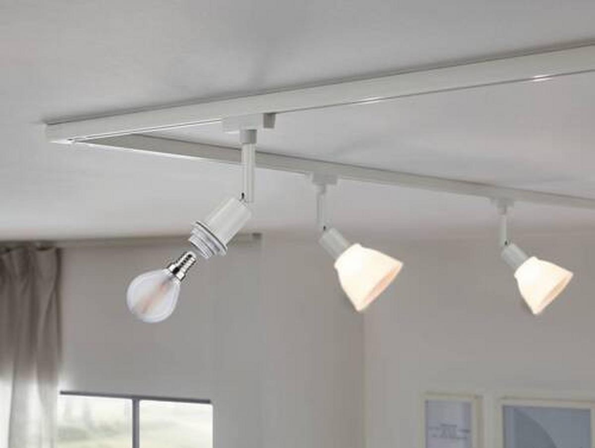 Schienensystem-Strahler Basic Spot in Weiß max. 20 Watt - Weiß, Basics, Kunststoff/Metall (4,4/16,3cm) - Paulmann