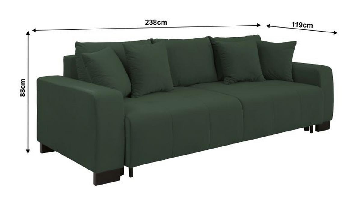 Canapea ALPHA NEW LUX DL - Modern (238/88/119cm)