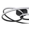 PLAFONNIER LED MOFER - noir, MODERN, métal/matière synthétique (51/49/14cm) - Premium Living