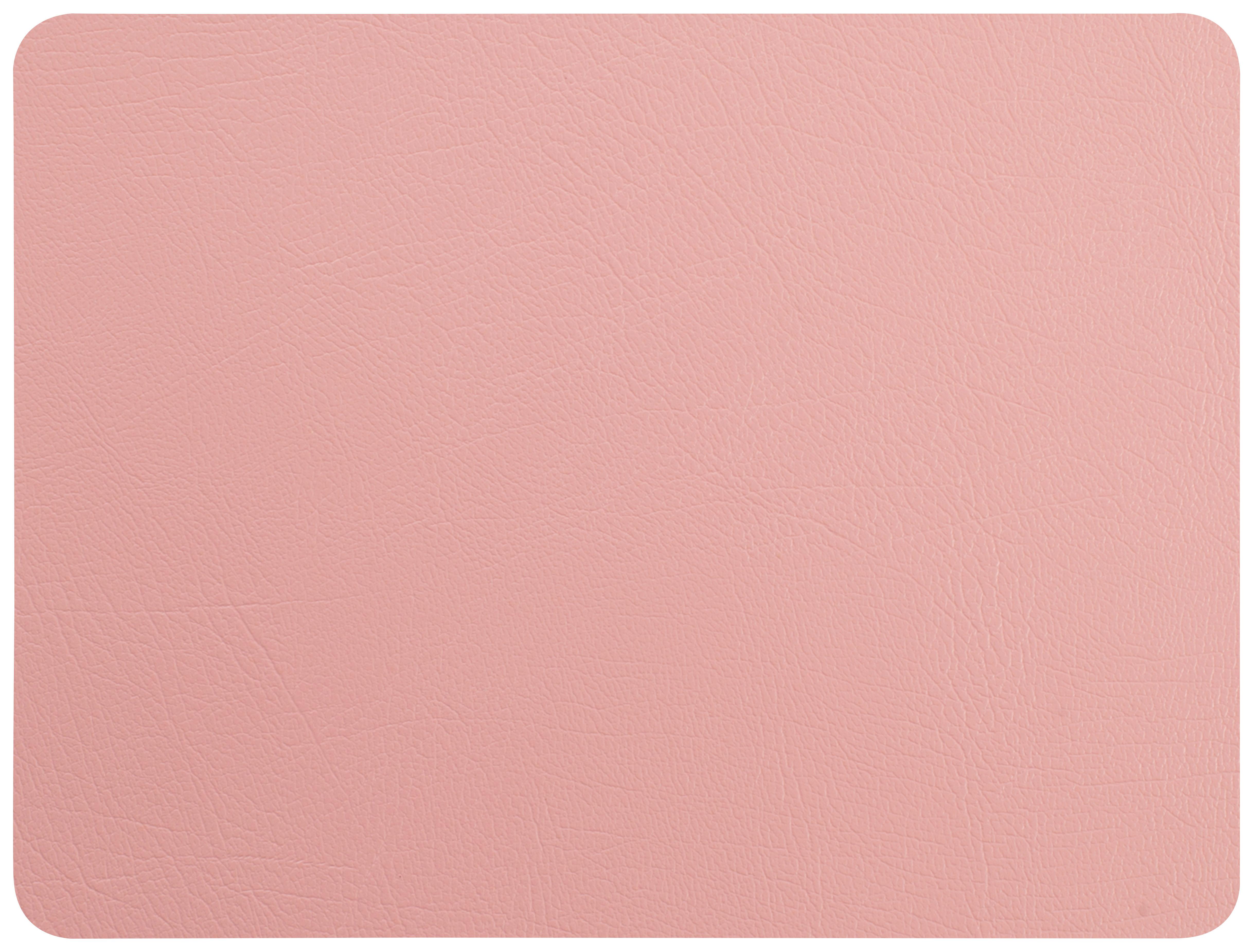 Étkezőalátét Jette - rózsaszín, bőr (33/42cm) - Premium Living