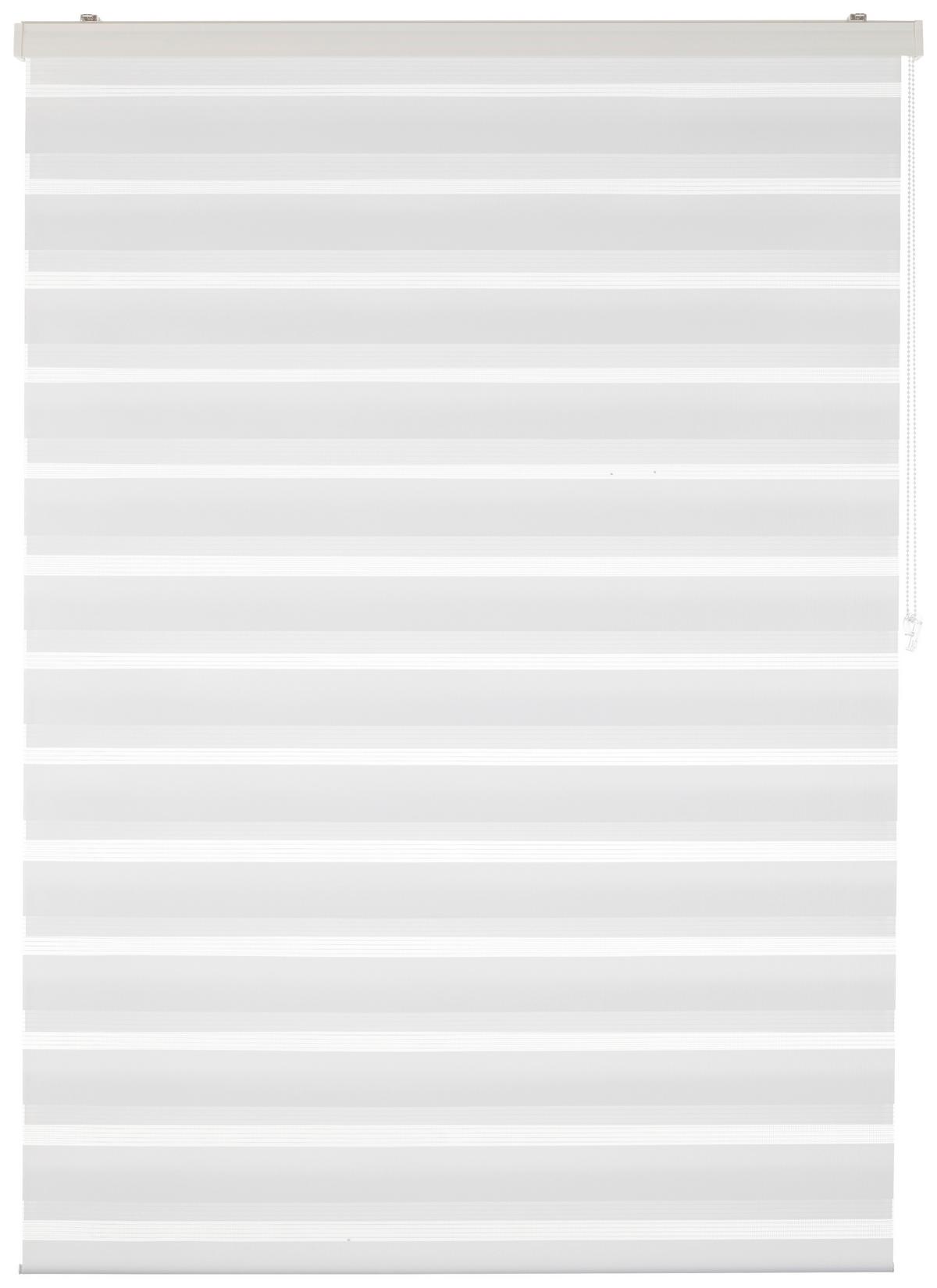 Rulou zebră Thomas - alb, plastic/textil (120/160cm) - Premium Living