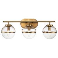 Kupaonska Zidna Svjetiljka Hk-Hollis3-C-Hb-Bath - boje mjeda, Design, staklo/metal (60.0/23/19.3cm) - Elstead Lighting