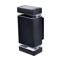 Kültéri Falilámpa Zaragoza - antracit/átlátszó, műanyag/fém (23/11/10cm)