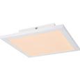 LED-Deckenleuchte Ola max. 12 Watt - Opal/Weiß, LIFESTYLE, Kunststoff/Metall (30/30/6cm) - Modern Living LED-Deckenleuchte Ola max. 12 Watt - Opal/Weiß, LIFESTYLE, Kunststoff/Metall (30/30/6cm) - Modern Living