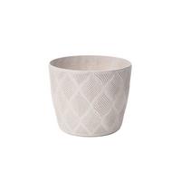 Kaspó Grow Eco Wood 17 - fehér, Konventionell, műanyag (16,7/14cm) - Mömax