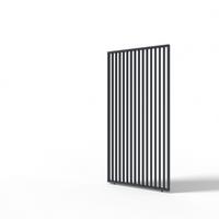 Stranski Del Za Pergolo Vertikale, Antracit, 113cm - barve grafita, Basics, kovina (113,3/233,5/6,5cm) - Gardenson