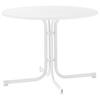GARTENTISCH 213395 - Weiß, MODERN, Holzwerkstoff/Metall (100/72cm) - Sieger