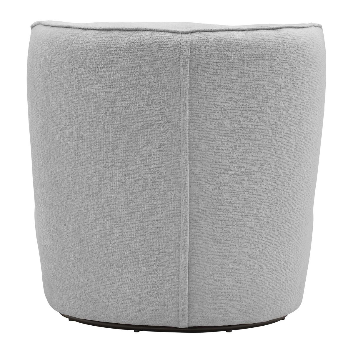 Sessel Jasima Hellgrau drehbar - Hellgrau/Schwarz, MODERN, Textil/Metall (77/81/85cm) - Premium Living