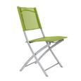 Gartenstuhl Rüdiger in Grün - Chromfarben/Grün, Kunststoff/Textil (43/83/53cm) - Mömax modern living