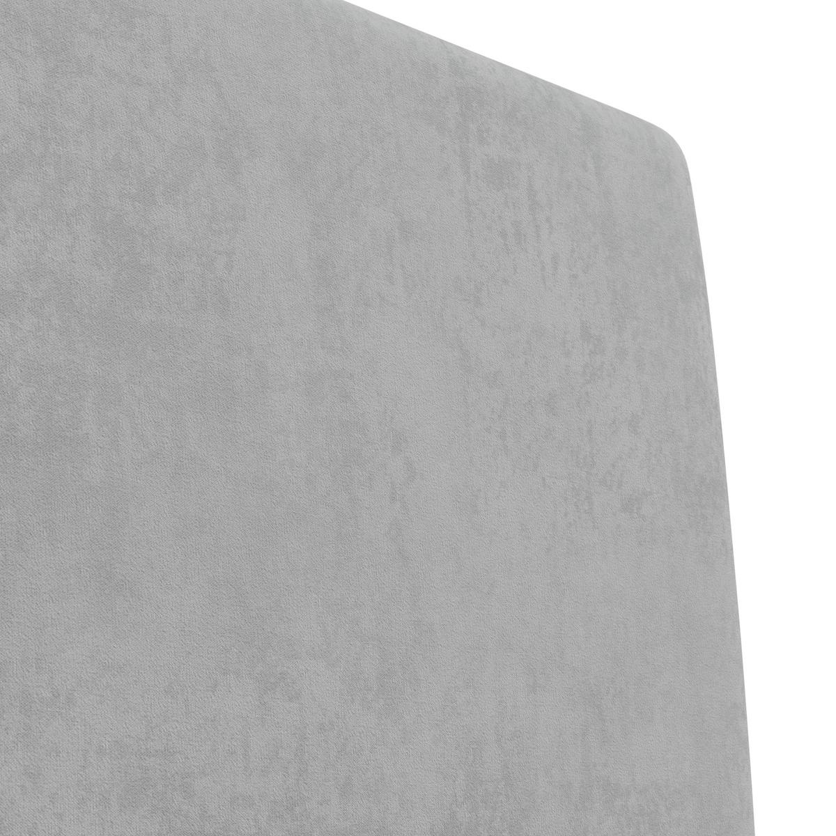 Oblazinjena Postelja Josef, Svetlo Siva, 160x200 - siva/črna, Moderno, kovina/tekstil (160/200cm) - Bessagi Home