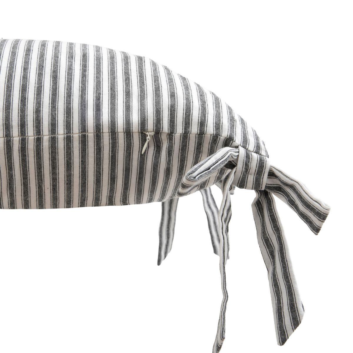 Pernă decorativă Amy, cca. 35x60cm - alb/gri, textil (35/60cm) - Mömax