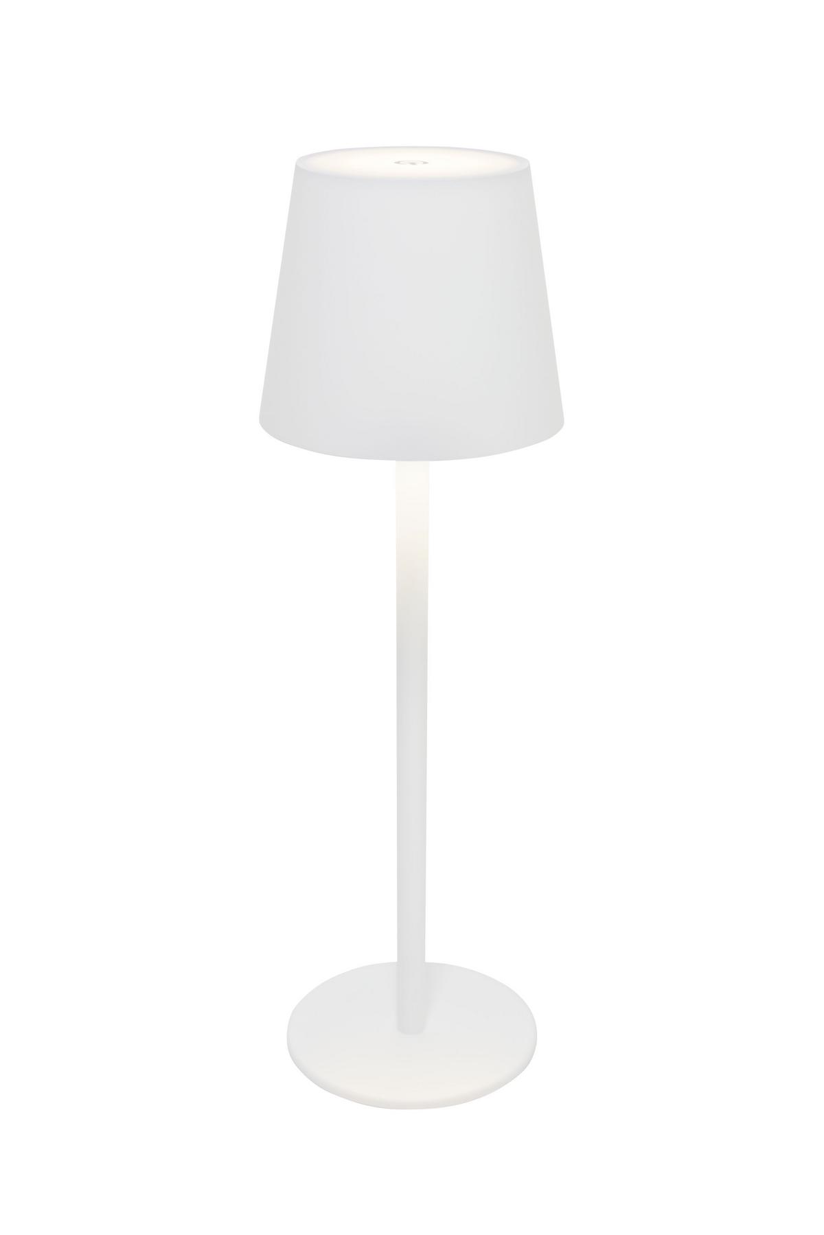 LAMPA STOŁOWA Z AKUMULATOREM BASIC TABLE *SBN* - biały, Design, tworzywo sztuczne/metal (11,5/36cm) - Novel