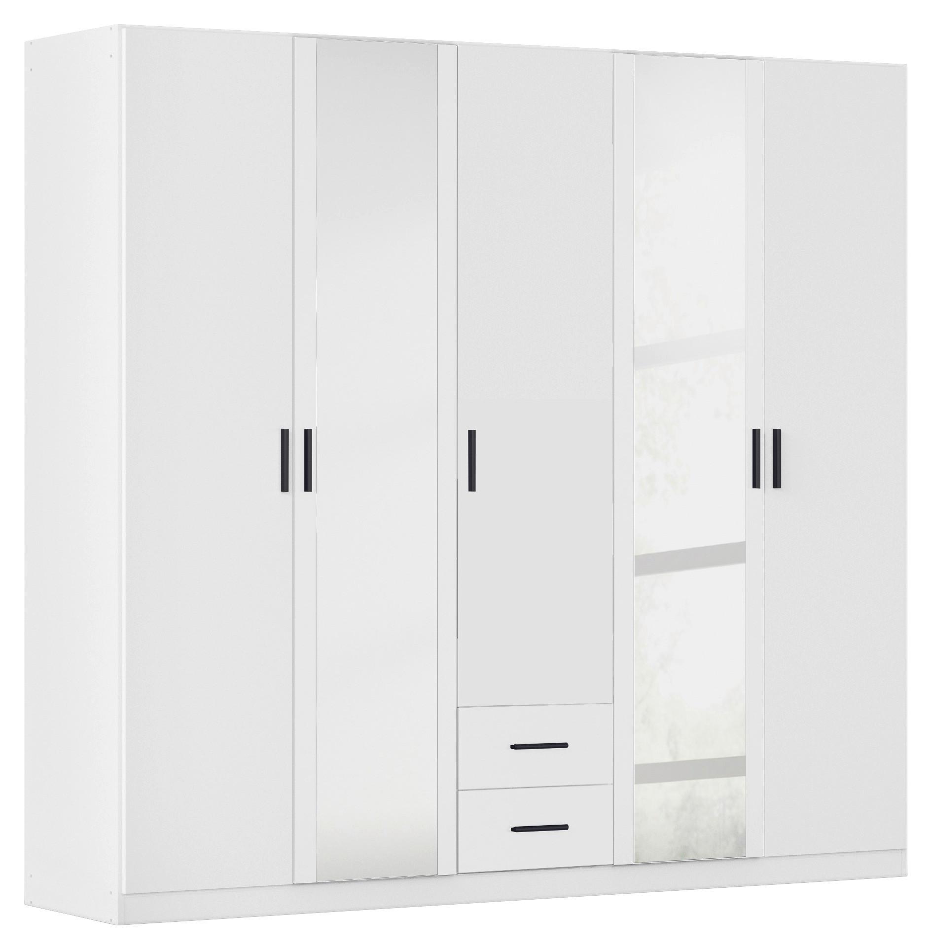 Ormar Za Odjeću Despina - bijela/siva, Konvencionalno, drvni materijal/plastika (226/210/54cm) - Modern Living