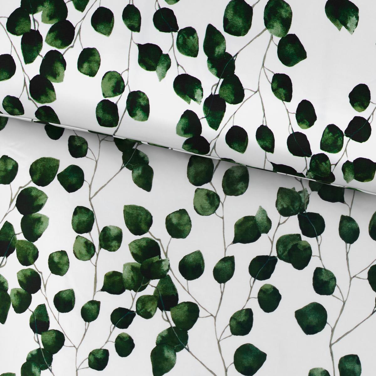 Bettwäsche Bio Eva Design ca. 160x210cm - Olivgrün, Modern, Textil (160/210cm) - ecoTree