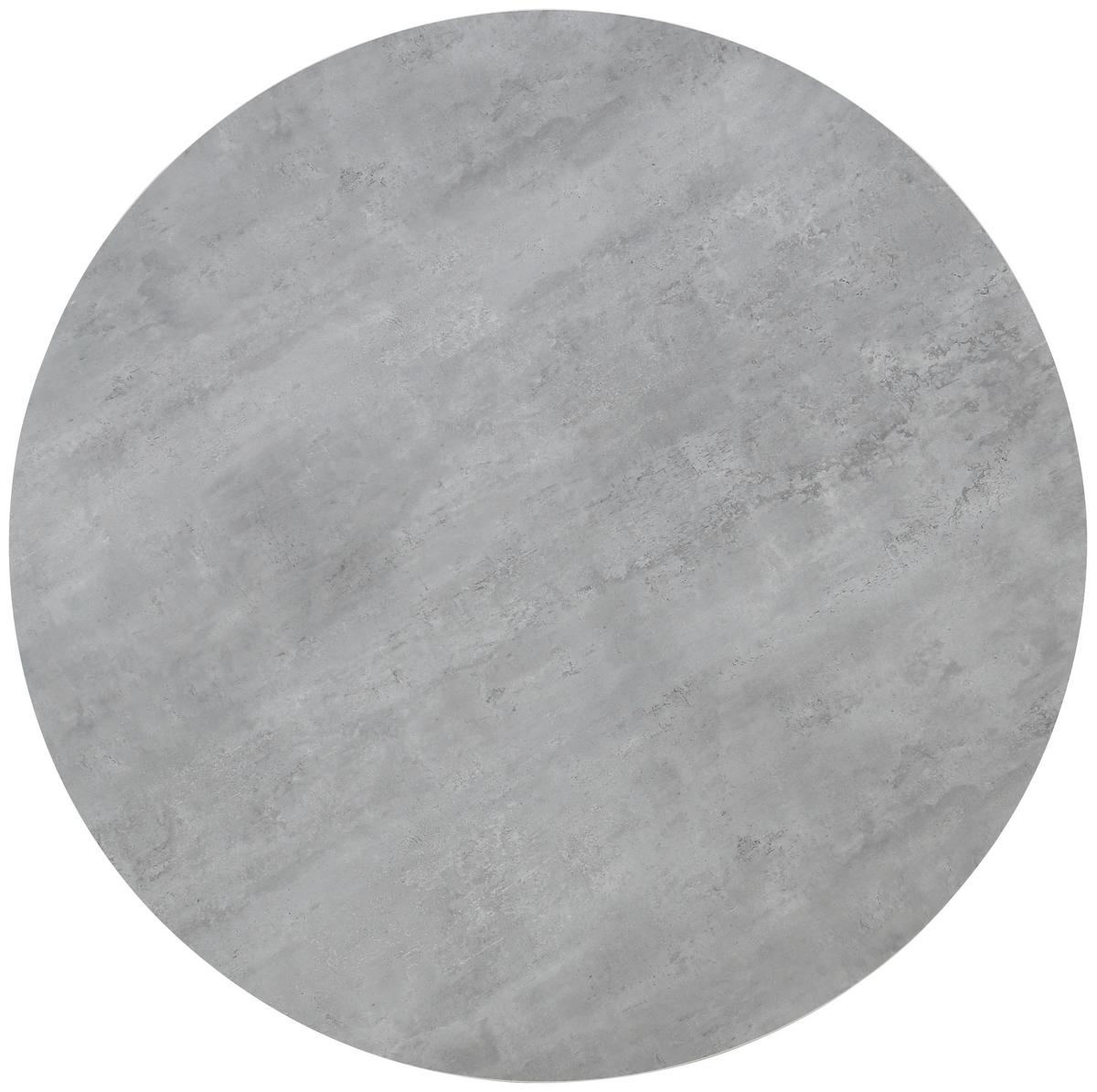 Jedilna Miza Aiden, Siva, Barva Hrasta, Ø 120cm - siva/barve hrasta, Moderno, leseni material/les (120/120/75cm) - MID.YOU