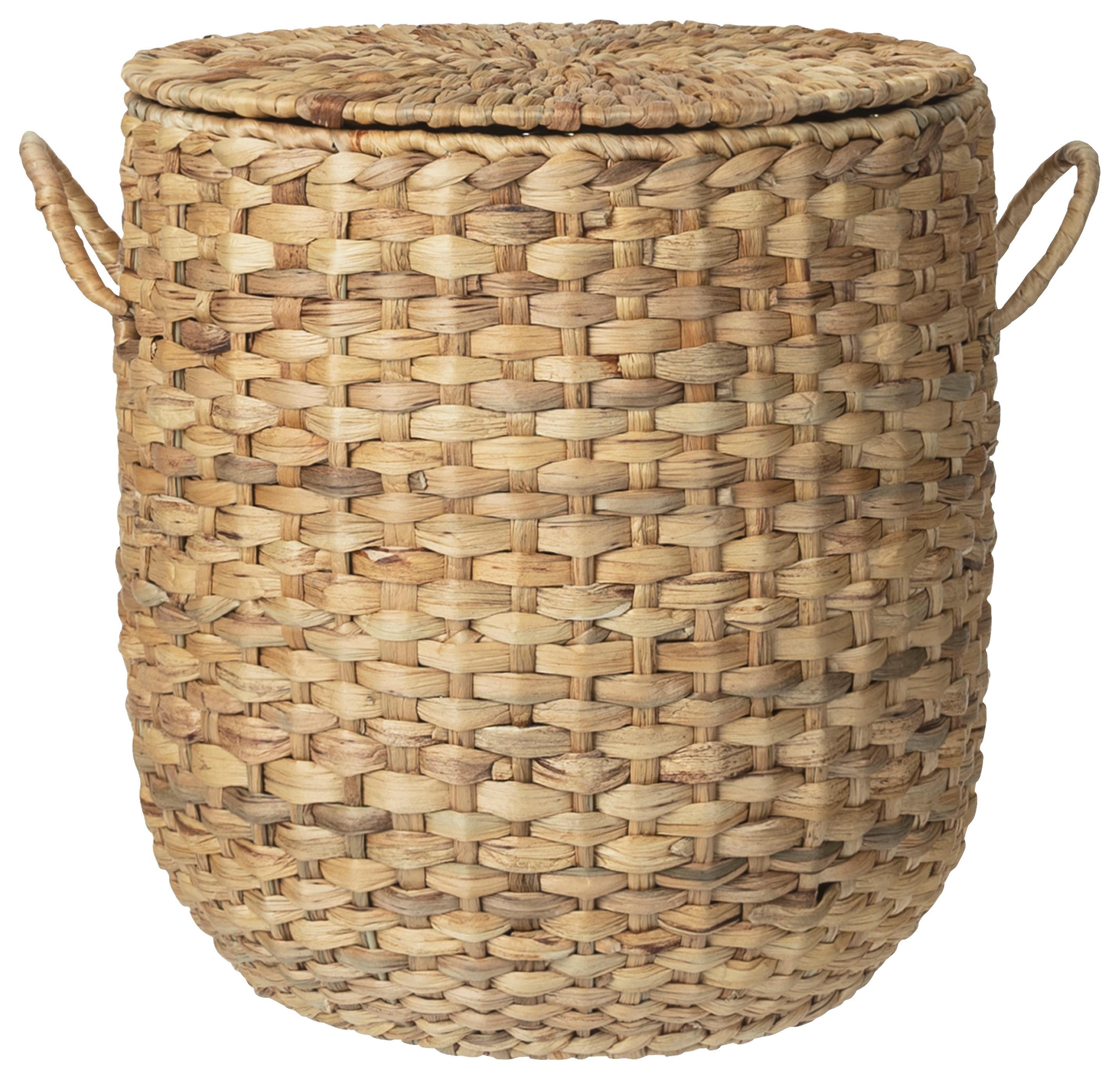 Kosár Mila - L - natúr, Modern, természetes anyagok/fém (36/34/39,5cm) - Mömax