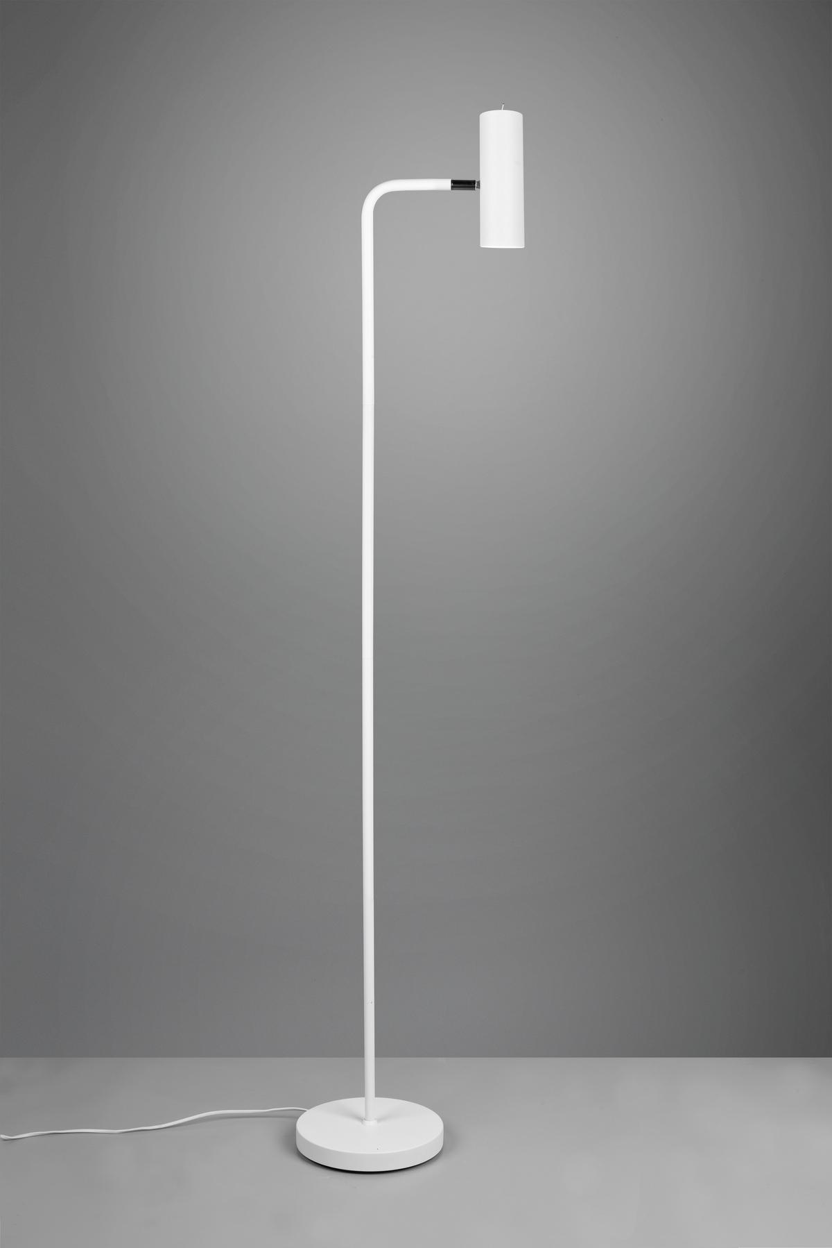 Stehleuchte Marley in Weiß max. 5 Watt - Weiß, Basics, Metall (23/151cm) - Trio Leuchten